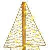 Christmas Tree with 160 LEDs Warm White 150 cm PET