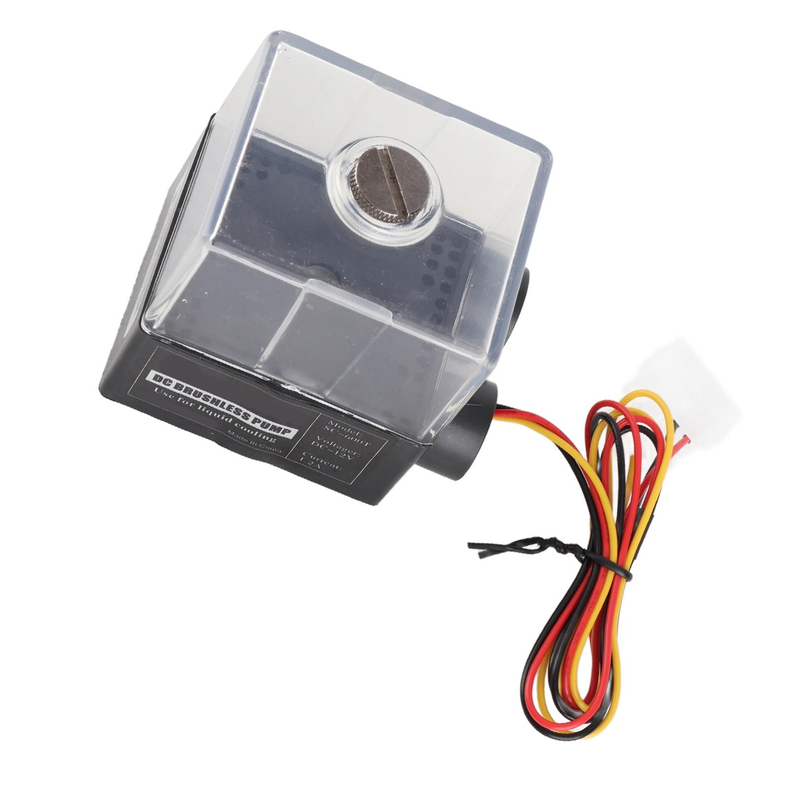 

Water Cooled Circulation Pump Computer Cooling Electric Power Equipment 12V SC‑600T