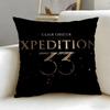 game Clair Obscur Expedition 33 Cushion Cover Soft  EasyWash Pillow Case  Versatile for Couch Bed Travel and Office