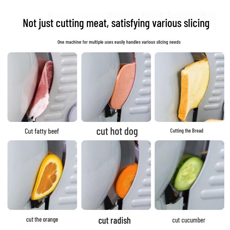 ZISIZ Electric Frozen Meat Slicer