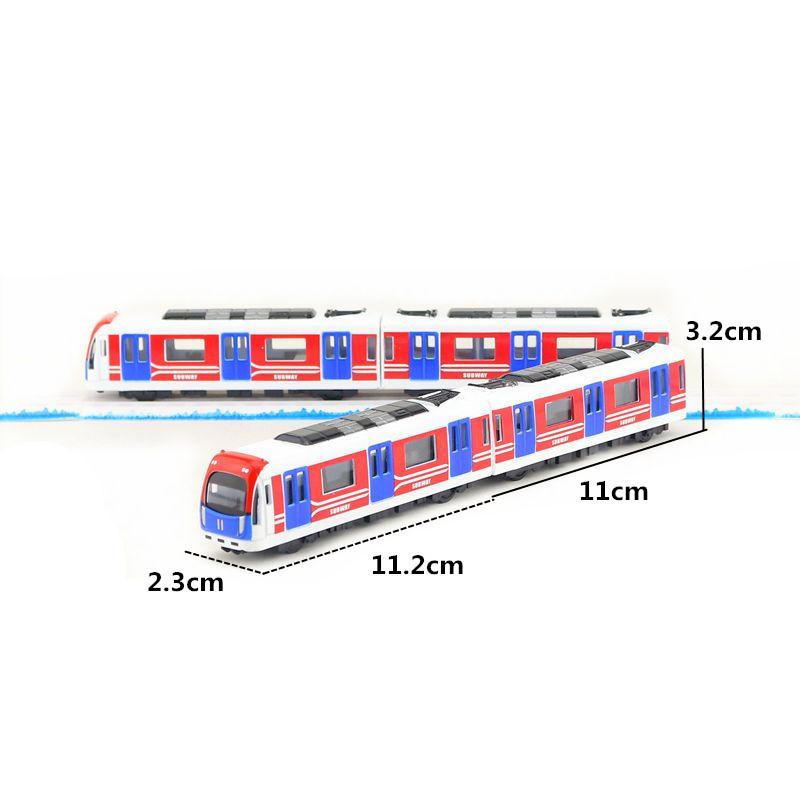 City Alloy Simulated Subway And Bullet Train Models For Collection And Display