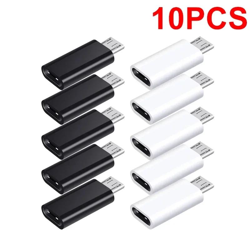 USB C Female to Micro USB Male Adapter Micro USB to USB C Adapter Fast Charger Power Cable Plug Strip Extender for Xiaomi Huawei