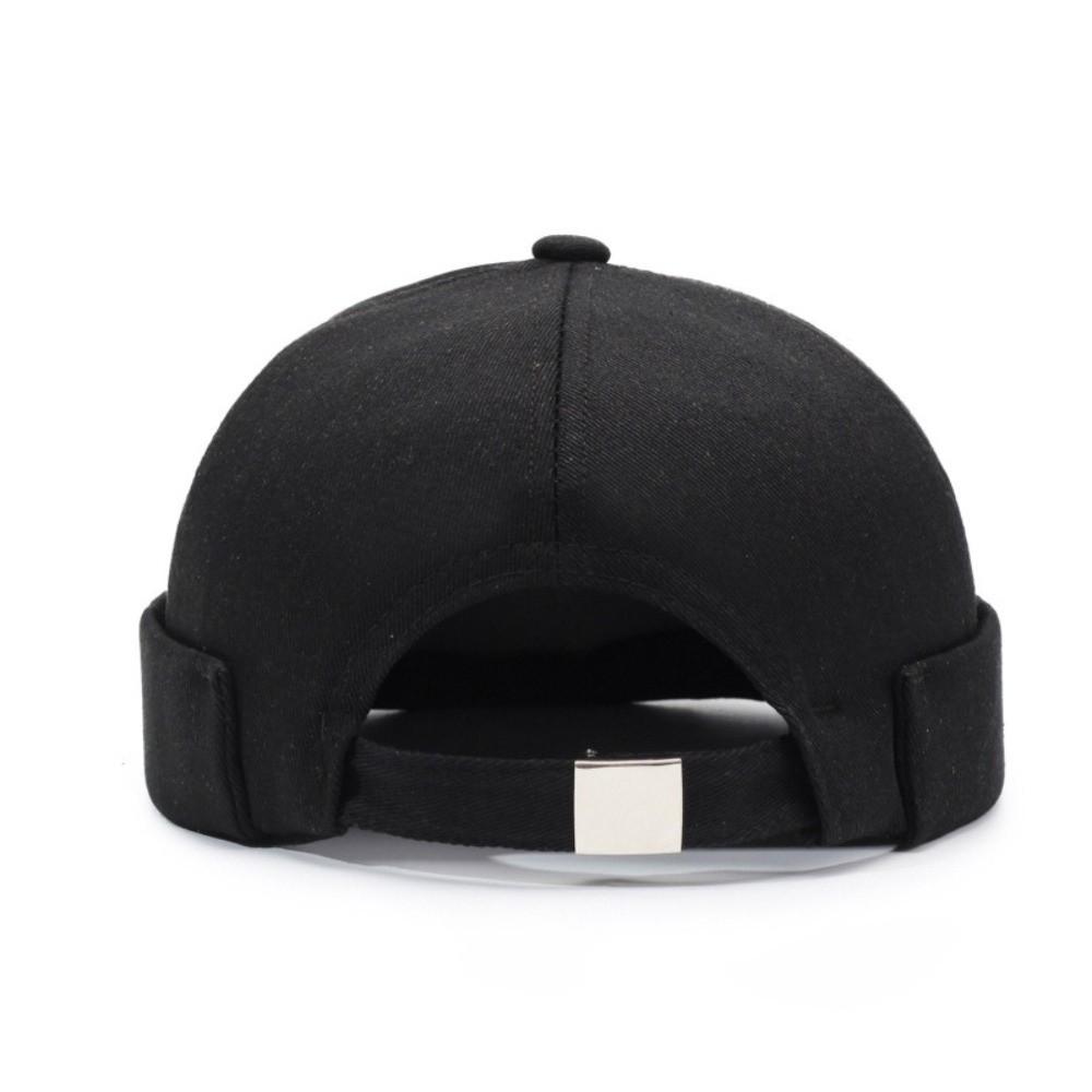 Solid Color Brimless Hat Breathable Hip Hop Hats Fashion Landlord Hat Unisex