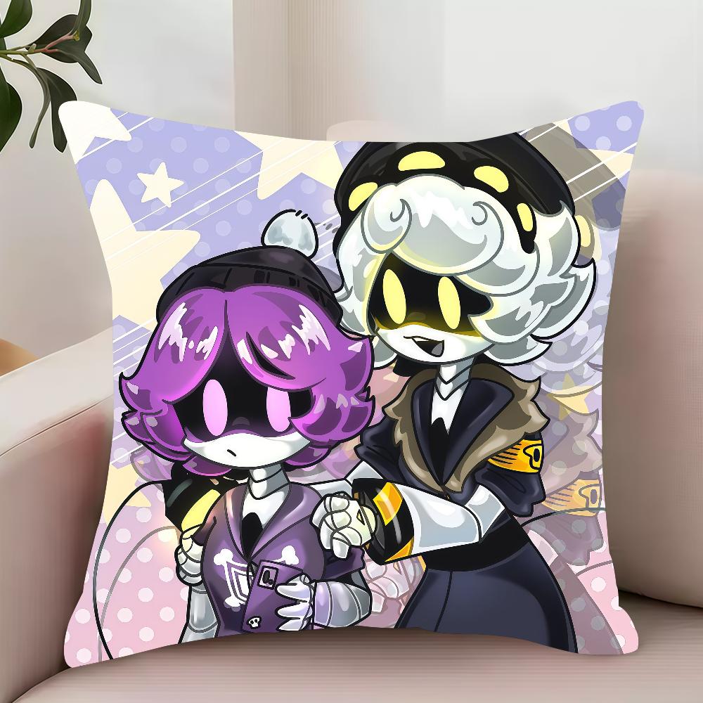 M-Murder Cartoon D-Drones Pillow Case Decor Protective Covers Comfortable Soft For Sofa Living Room Home Office