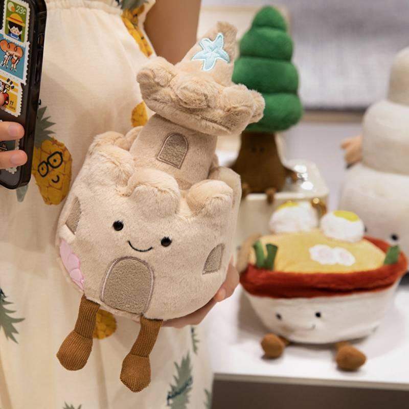 Adorable Jc Creative Plush Toy Pine Tree Ramen Doll Perfect For Holiday Decor And Girls' Room