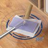 Compact 360° Rotation Lazy Mini Mop Disposable Wet Wipe Clip Flat Mop for Shoe Upper Surface Stain Quick Cleaning