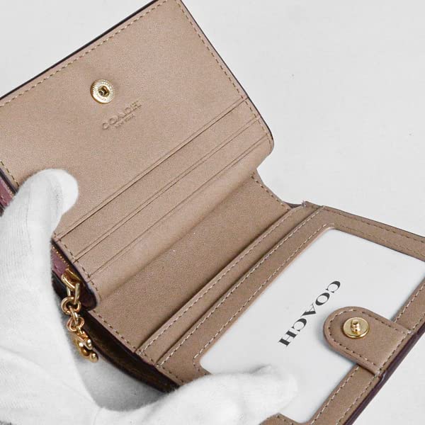 Outlet Wallet Bifold Wallet C8691 IMCAH Floral Pattern [Coach] Women's (Chalk Multi)