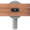 Odpływ neox slim pro miedź szczotkowana 800 sku rea-g4807