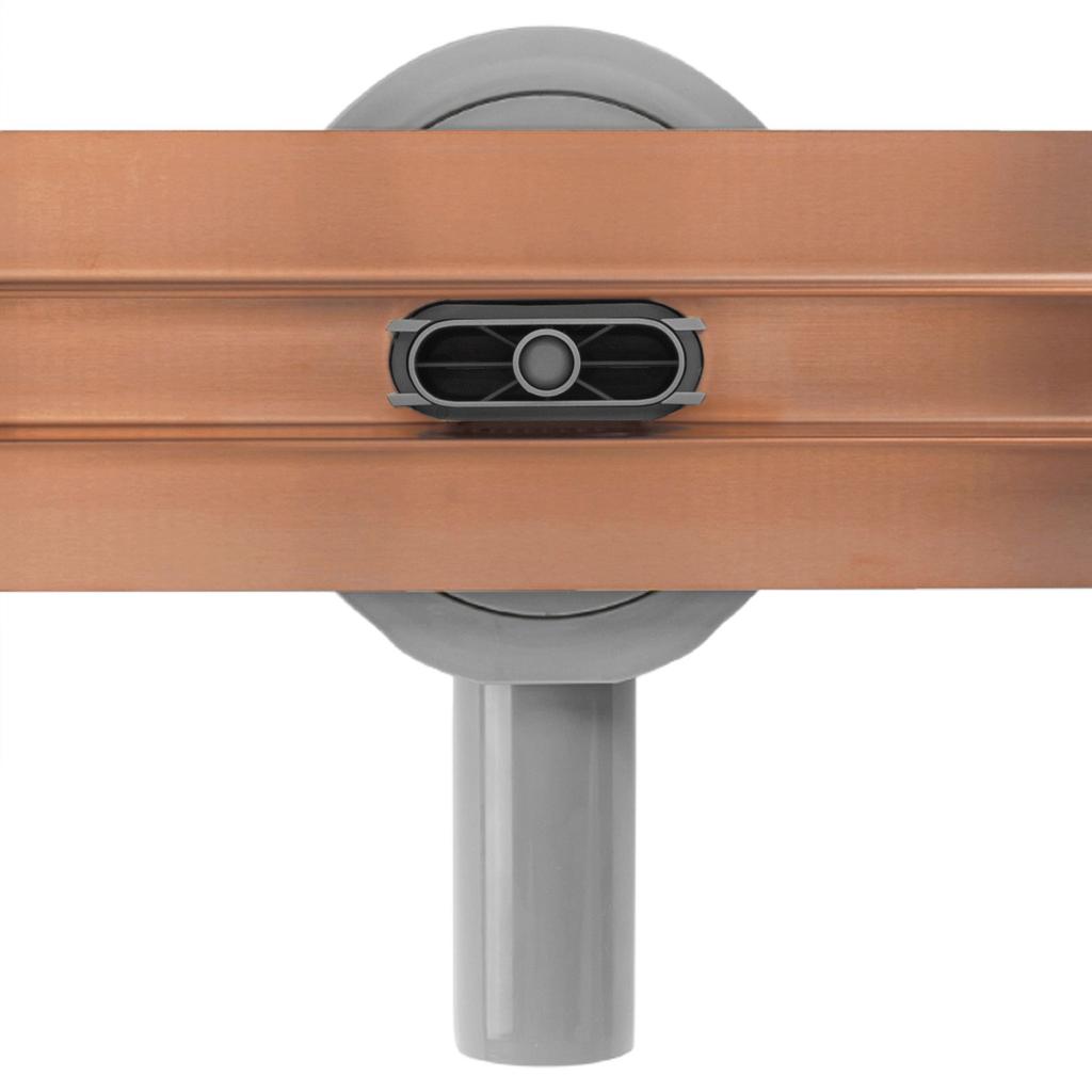 Odpływ neox slim pro miedź szczotkowana 800 sku rea-g4807