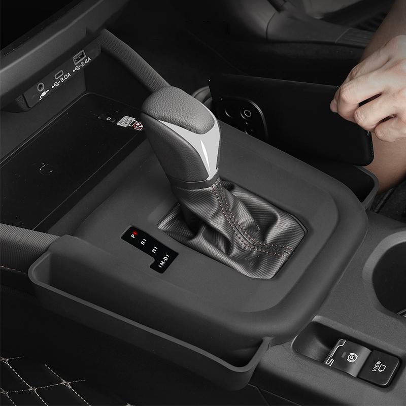 Silicone storage box for central control gear shift panel interior modification parts For Subaru Forester 6th 2025 2026
