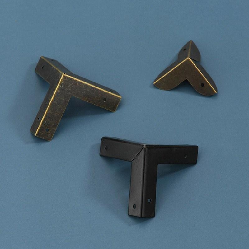 Kovový chránič rohů Krabice na víno Chránič rohů Šperky Chránič rohů hrudníku Chránič rohů Dekorativní dřevěné pouzdro Chránič hran