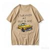 Maglietta Divertente Uomo Donna Sono Sopravvissuto al Mio Viaggio a NYC Stampa Top Casual Streetwear Unisex Moda Maglietta Tom Holland Stile Uguale Tee