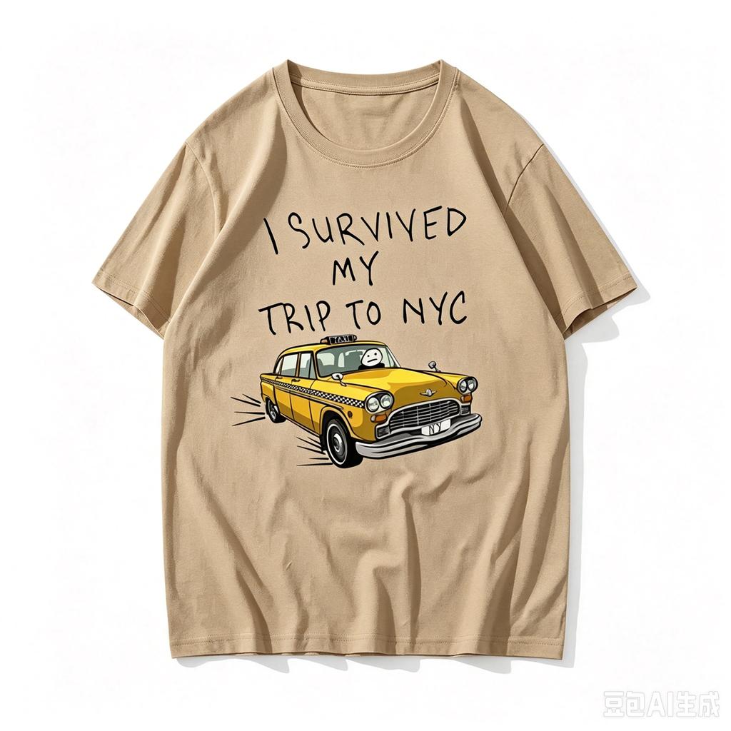 Maglietta Divertente Uomo Donna Sono Sopravvissuto al Mio Viaggio a NYC Stampa Top Casual Streetwear Unisex Moda Maglietta Tom Holland Stile Uguale Tee