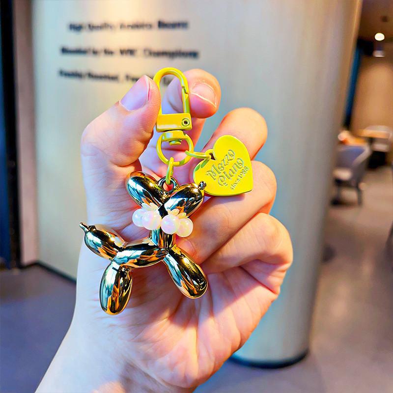 

Очаровательный брелок-подвеска с собачкой-шариком, мини-милый акриловый брелок, идеальный подарок Yellow