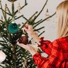 12Pcs/set Creative Velvet Christmas ball Ornaments Shiny Xmas Tree Hanging Pendants  Home Decoration