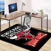 Chicago Bulls Design Area Rug Personalized Name- Non-Slip, Soft & Cozy Floor Mat for Living Room, Office - Indoor/Outdoor Carpet