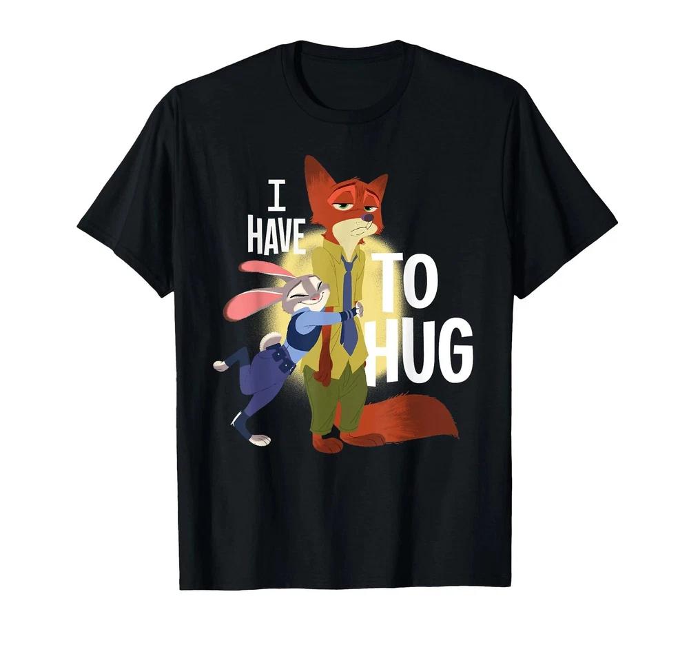 Zootopia Judy Hopps Nick Wilde I Have To Hug TShirt S