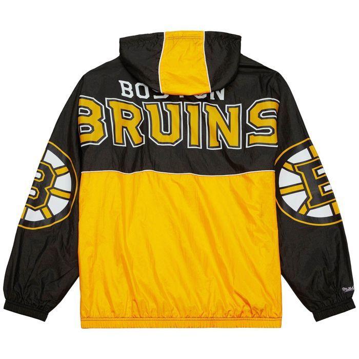 M&N Windbreaker Anorak Vest - ORIGINS Boston Bruins