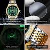 OPK 8174 Diamond Studded Dual Calendar Men's Quartz Watch