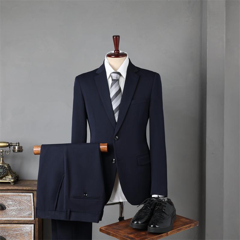 Men's Business & Formal Suit Set - Ideal for Weddings and Professional Events