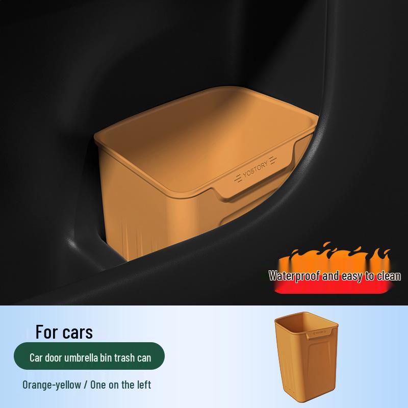 Compatible with 26 Zeekr 001 models: car door storage box, silicone trash can, storage solution, and modification supplies.