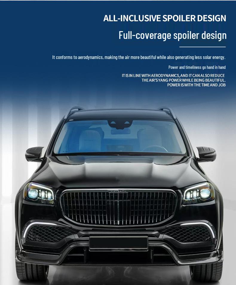 MSY Carbon Fiber Body Kit for 2021-22 Mercedes-Benz GLS Maybach Custom Cross-Border Modifications.