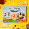 CALMVEDA Natural Incense Sticks Mega - Variety Pack 144 Insence-Sticks Bulk, 12 Aromas