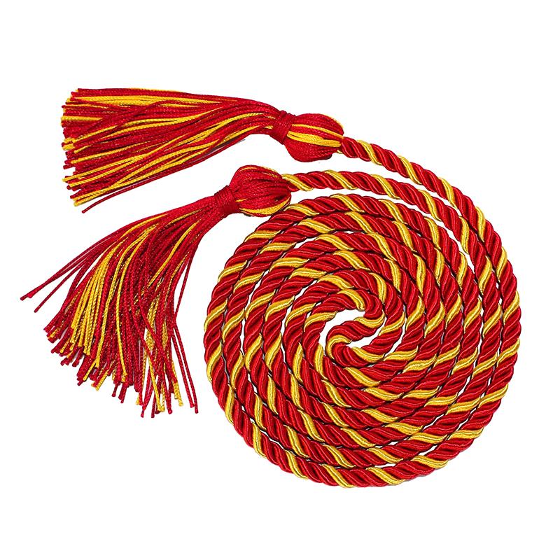 Abschlusszeremonien Kordel mit langen Quasten Abschlusskordel Seilgürtel Abschlussquasten für Abschlussfotos Partys