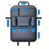 Car Seat Back Organizer Leatherette Back Seat Storage Bag Organizer Multi Pockets AntiKick Mats Car Acceccessories, Backseat Organizer, Compact Design