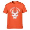 Brave Old Man Viking Trident Graphic Solid Washed Vintage Tee Distressed Loose