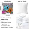 A-Animation The Amazing World of G-Gumball Cushion Cover Comfortable Reversible Pillow Cover Ideal for Car Sofa Bedroom & Beyond