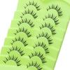 7 Pairs Faux Mink Manga Anime Lashes Japanese Cosplay Fake Eyelashes Extensions  for Women Girls
