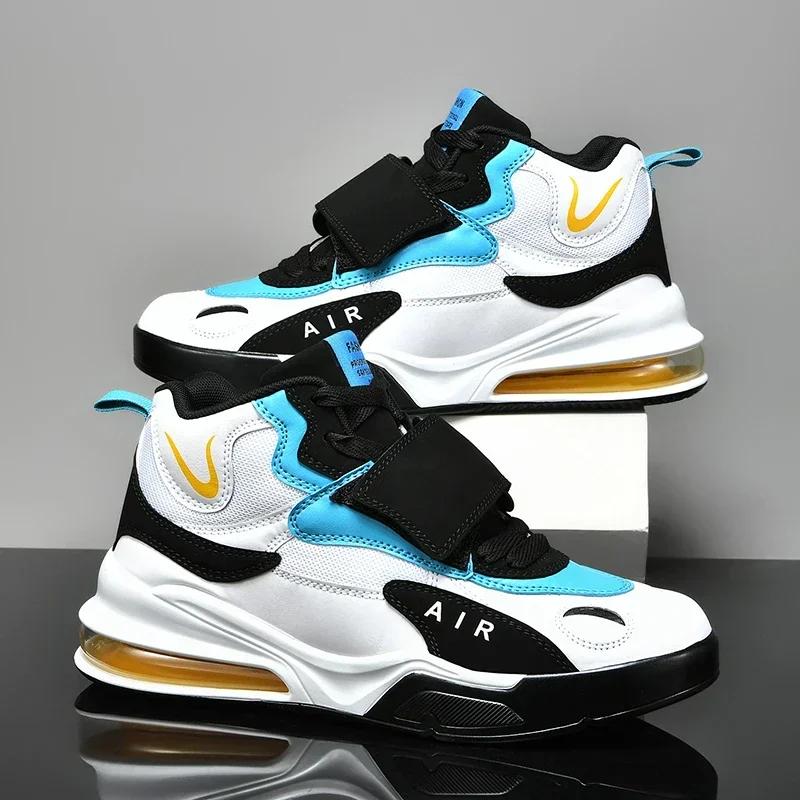 Scarpe da Basket da Uomo Scarpa Sportiva da Jogging con Cuscino d'Aria Traspirante Sneakers da Basket da Donna Scarpe da Allenamento Comode per Esterni