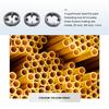 AEE4-PVC Thread Maker Tool Pipe Threader Plumbing Tool Kit Pipe Threader Set 1/2In 3/4In 1In Dies Plastic Pipe Tap Die Set