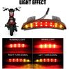 DREAMIZER Motorcycle Chopped Rear Fender Edge LED Brake License Plate Tail Light Stop Running Light Turn Signal Lamp for Harley Sportster XL883N