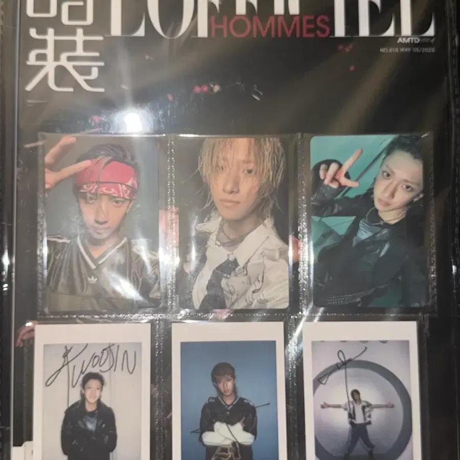 LNGSHOT L'Officiel Woojin Magazine+photocard batch