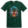 Goku Ultra Instinct Anime T Shirt Neon Energy Warrior Graphic Art Tee Gift Idea