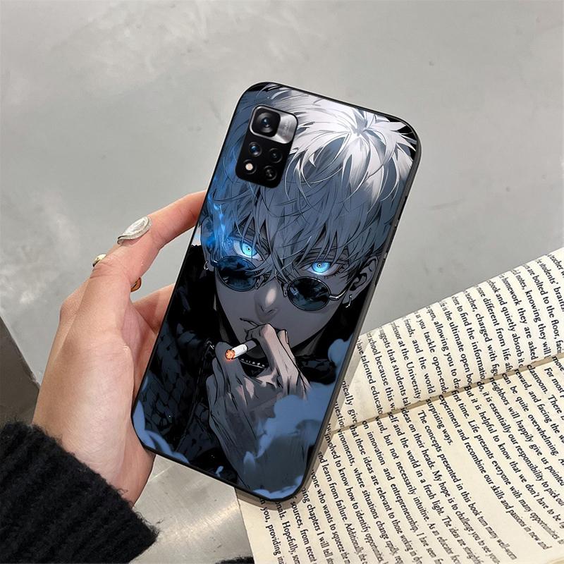 Jujutsu Kaisen Satoru Gojo Phone Case For Xiaomi Redmi note 13 12 Pro 11S 11 10 Pro 10S 12S Redmi 10 9C 13C