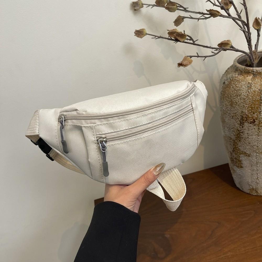 Adjustable Strap Fanny Pack Large Capacity Hands-Free Bag Fashion Waist Crossbody Bag  Traveling
