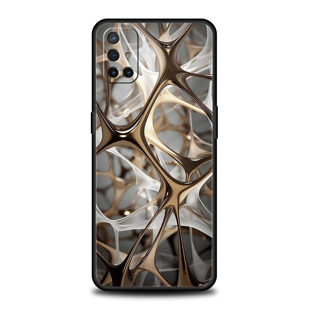 Phone Case For Oneplus 13R 13 12 10T 11 R10 Nord N100 N200 N10 9 9R CE 2 3 Z Pro Lite 5G Soft TPU Cover Folds Texture Fundas Bag