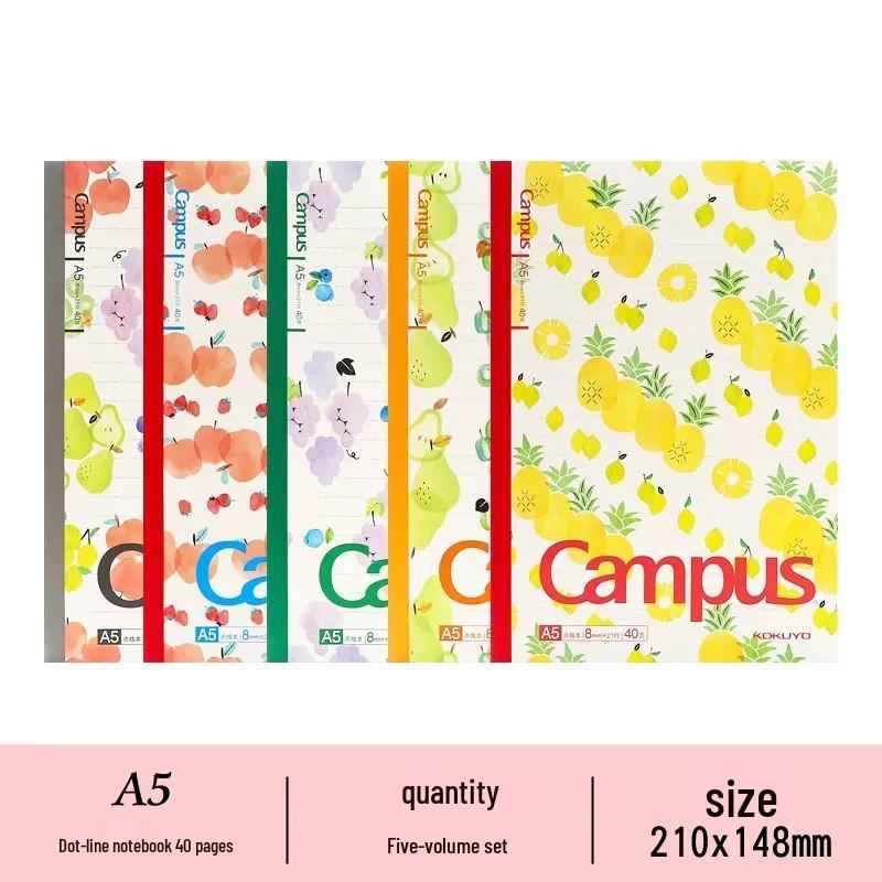 KOKUYO Campus Japan B5 Wireless Bound Lined & Grid Notebook - High Appearance Series