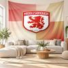 Middlesbrough FC Wandteppich, Weiches Stoff-Wandbehang, Dekorative Kulisse Für Schlafzimmer Heimwandkunst