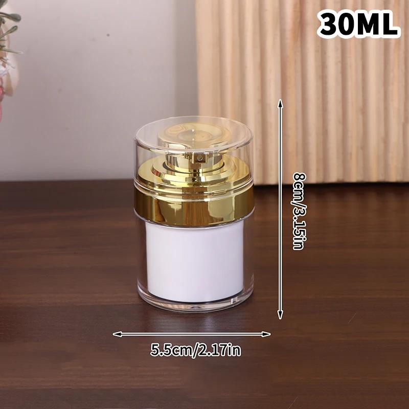 Refillable Vacuum Bottle Travel Cream And Lotion Cosmetic Container With Pump Moisturizer Jar Empty Cream Subpackage Toiletry