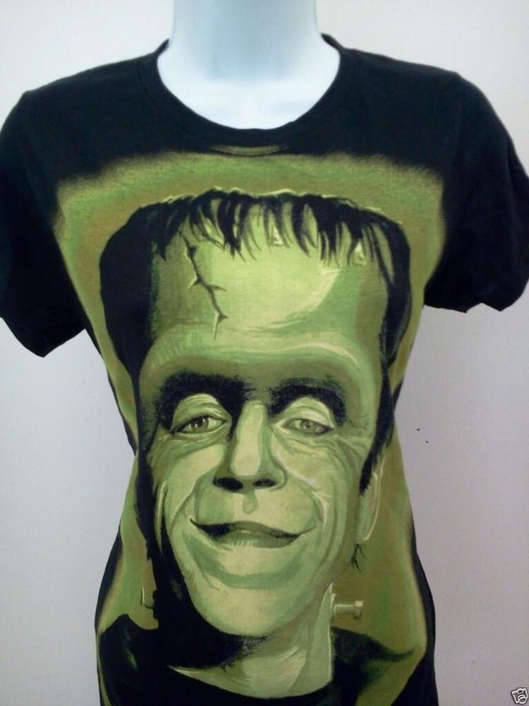 ЖЕНСКАЯ Т-ШИРТА HERMAN MUNSTER готика рок новая THE MUNSTERS размер sm med lg xl Унисекс Т-Ширт XXXL