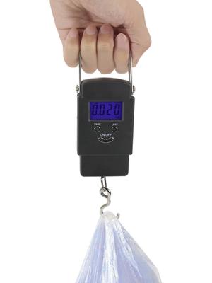 Taşınabilir LCD elektronik tartı Asılı Dijital Tartı Ölçeği 50Kg/110lb Balıkçılık Bagaj Seyahat için