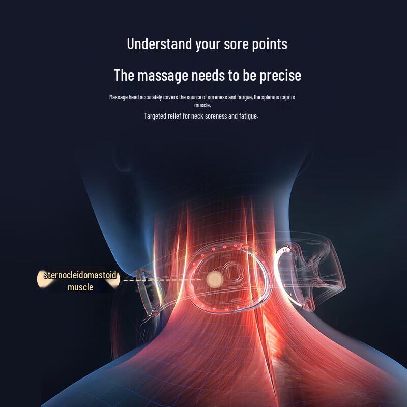 SKG Smart Neck Massager 4098 (3rd Gen) with Heat & Traction