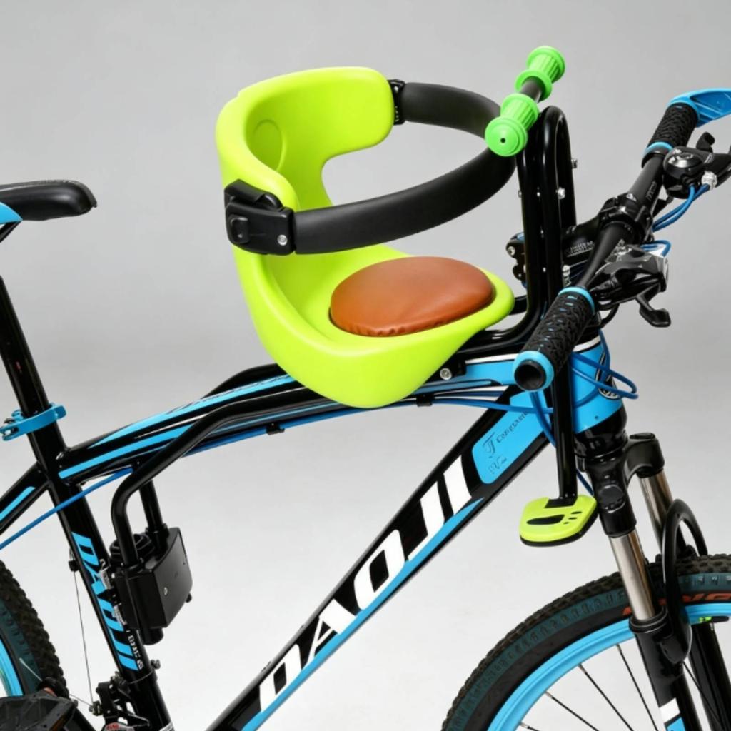 Front Child's Bike Seat BucketStyle Cycle Child with Footrests FastRelease Carrier