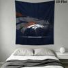 Denver Broncos Wall Tapestry Aesthetic Wall Hanging Printed Fabric Blanket Decorative Tapestries for Bedroom Living Room Home Decor