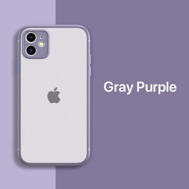

Роскошный силиконовый матовый прозрачный чехол для Iphone 12 11 13 14 Pro Max Mini X Xs Xr 7 8 Plus Se противоударный цветной контрастный чехол for se 2022