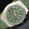 VINTAGE ORIENT AUTOMATIC 46941 JAPAN MENS GREEN COLOR DIAL WATCH A700654-5 R204-a700654